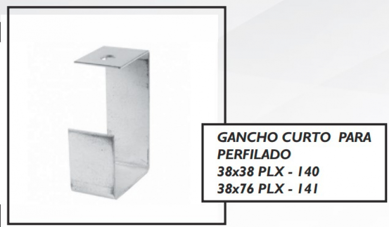 Comprar Gancho Longo para Perfilado Batatais - Gancho Longo para Luminária