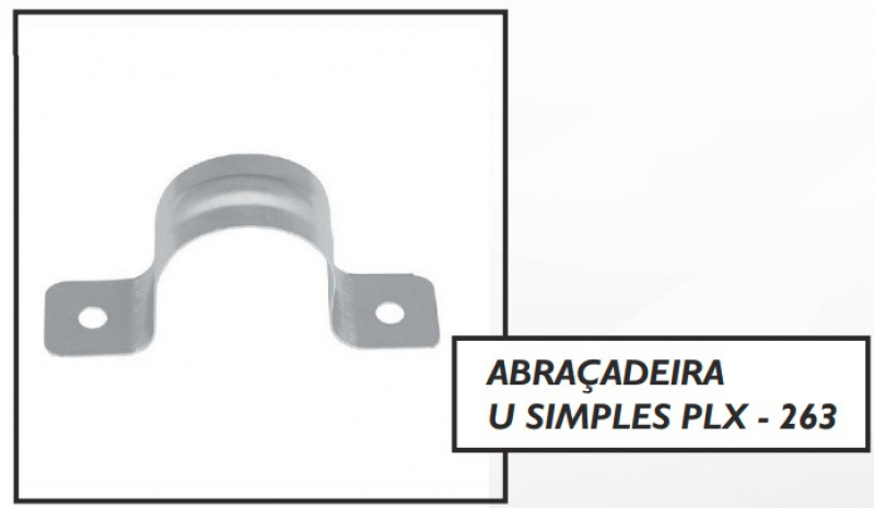 Quanto Custa Abraçadeira D com Chaveta Campinas - Abraçadeira União Horizontal