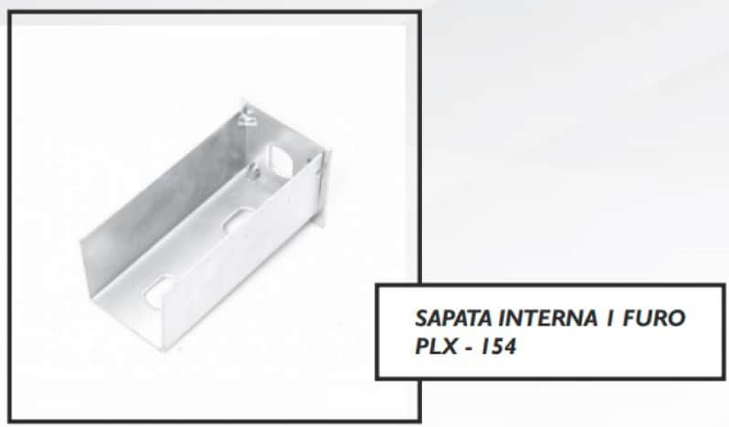 Sapatas Externas 4 Furos Americana - Sapata 4 Furos Interna