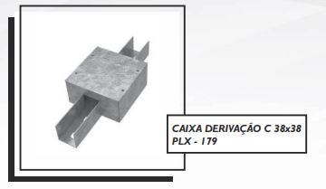 CAIXA DERIVAÇÃO C 38x38 PLX - 179