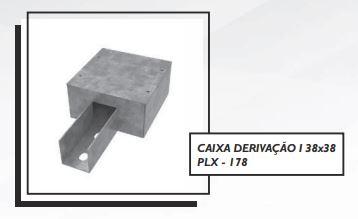 CAIXA DERIVAÇÃO I 38x38 PLX - 178