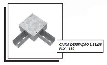 CAIXA DERIVAÇÃO L 38x38 PLX - 180