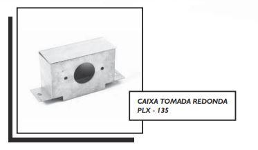 CAIXA TOMADA REDONDA PLX - 135