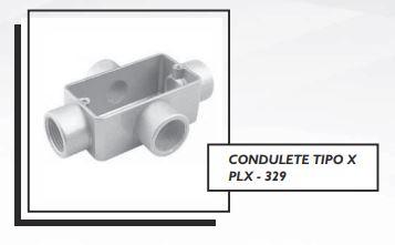 CONDULETE TIPO X PLX - 329
