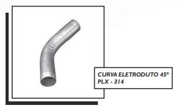 CURVA ELETRODUTO 45º PLX - 314