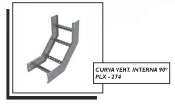 CURVA VERT. INTERNA 90º PLX - 274
