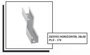 DESVIO HORIZONTAL 38x38 PLX - 174