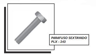 PARAFUSO SEXTAVADO PLX - 243
