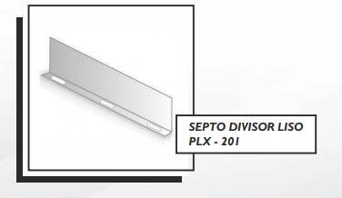SEPTO DIVISOR LISO PLX - 201