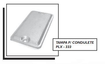 TAMPA P/ CONDULETE PLX - 333